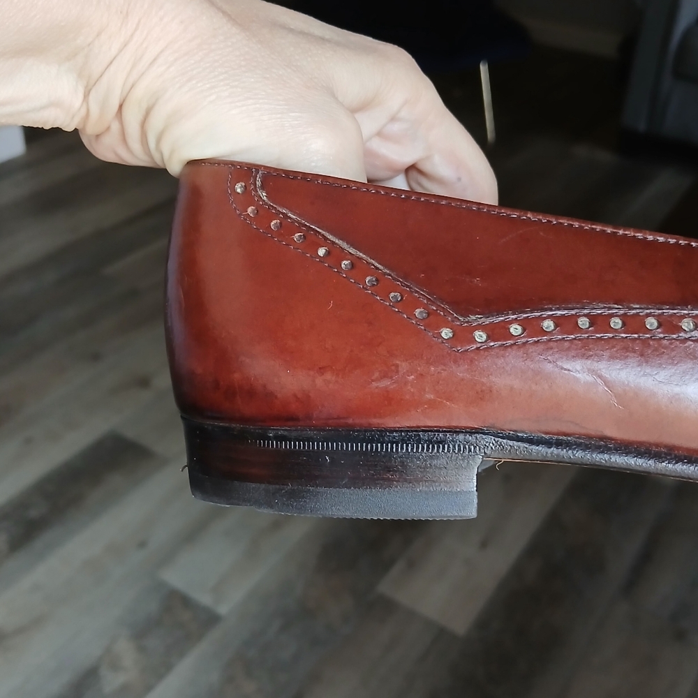 Salvatore Ferragamo loafers in Brown leather, Size 7.5 - Picture 7 of 8